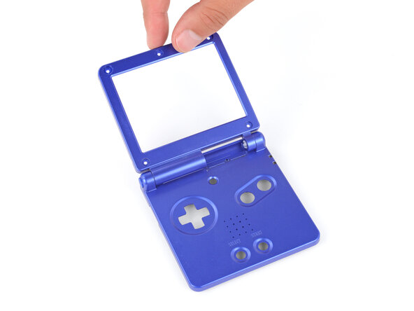 How to Reshell Your Game Boy Advance SP, Open the shell: crwdns2935265:028crwdnd2935265:02crwdnd2935265:02crwdne2935265:0