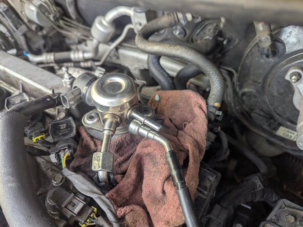 Hyundai Accent High Pressure Fuel Pump Replacement: step 16, image 1 of 1