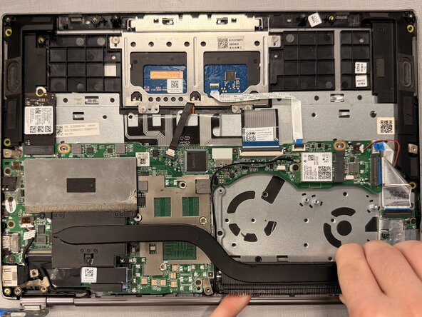 Lenovo ThinkBook 13S-IML Motherboard Replacement, Heat Sink: step 7, image 2 of 3