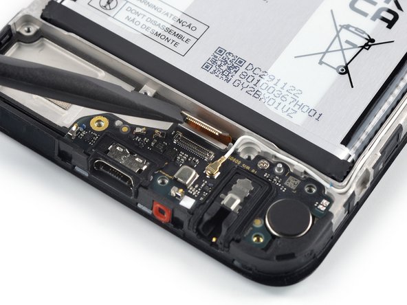 Nokia G22 Charging Port Assembly Replacement, Disconnect the display cable: step 19, image 2 of 2