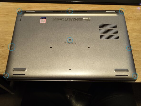 Dell Latitude 5420 RAM Replacement, Loosening Screws: step 1, image 2 of 2