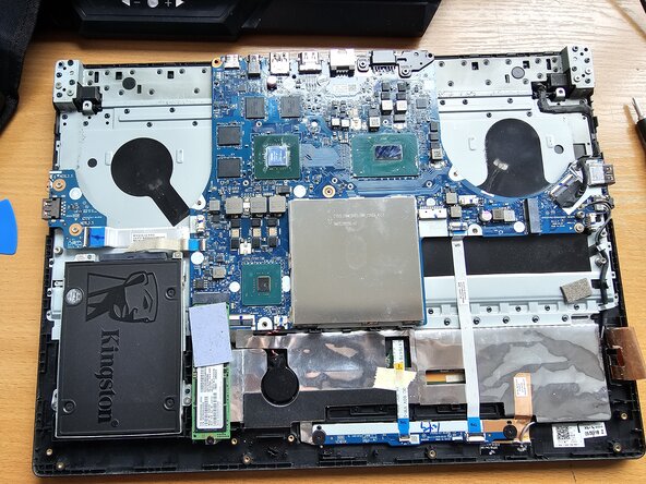 Lenovo Legion Y530-15ICH Upper Case with Keyboard Replacement, Remove the fans: crwdns2935265:08crwdnd2935265:03crwdnd2935265:03crwdne2935265:0