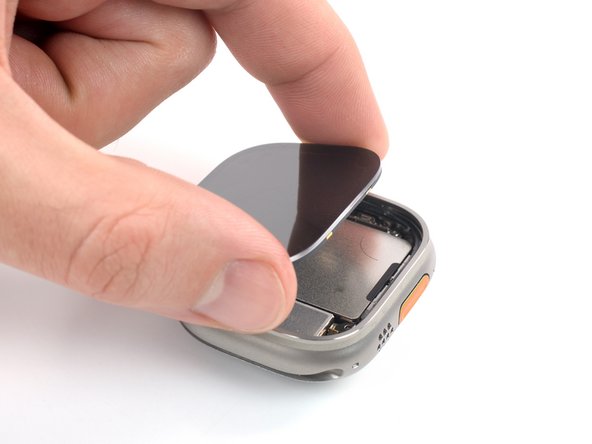 Apple Watch Ultra Battery Replacement, Swing open the screen: crwdns2935265:013crwdnd2935265:02crwdnd2935265:03crwdne2935265:0