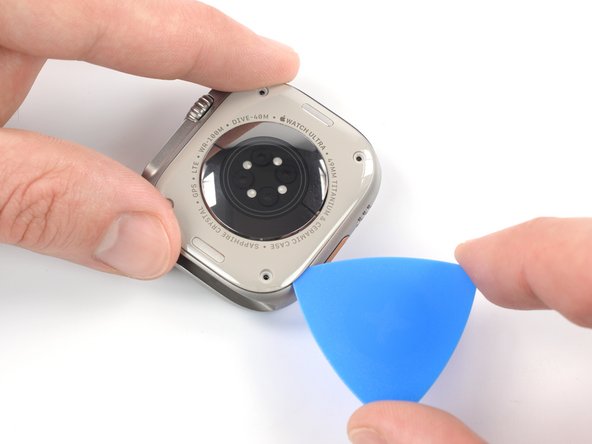 Apple Watch Ultra 2 Sensor Assembly Replacement, Slice the sensor assembly adhesive: step 7, image 3 of 3