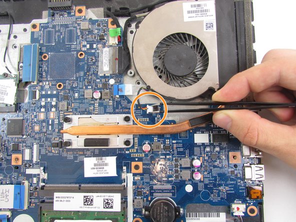 HP 17-x173dx CPU Cooling Fan Replacement: step 5, image 3 of 3