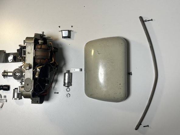 Zeiss Ikon Movielux Compact Projector Teardown, Exploded View: crwdns2935265:019crwdnd2935265:03crwdnd2935265:03crwdne2935265:0