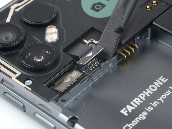 Fairphone 4 Rear Cameras Replacement, Disconnect cables: stap 0, afbeelding 3 van 3