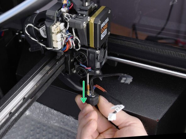 Prusa CORE One Nozzle Replacement, Removing the Hotend Assembly: crwdns2935265:07crwdnd2935265:03crwdnd2935265:03crwdne2935265:0