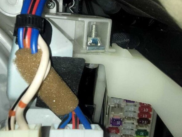 2011 Lexus CT Aircon blower fan replacement Replacement, Put Back the Harness Holder: step 8, image 1 of 2