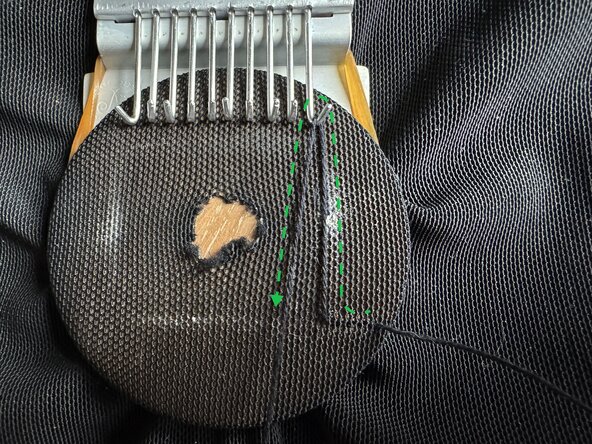 Woven Darning with a Speedy Weave, Create the warp: crwdns2935265:06crwdnd2935265:03crwdnd2935265:03crwdne2935265:0