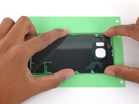 Samsung Galaxy S6 Edge Rear Glass Adhesive Replacement