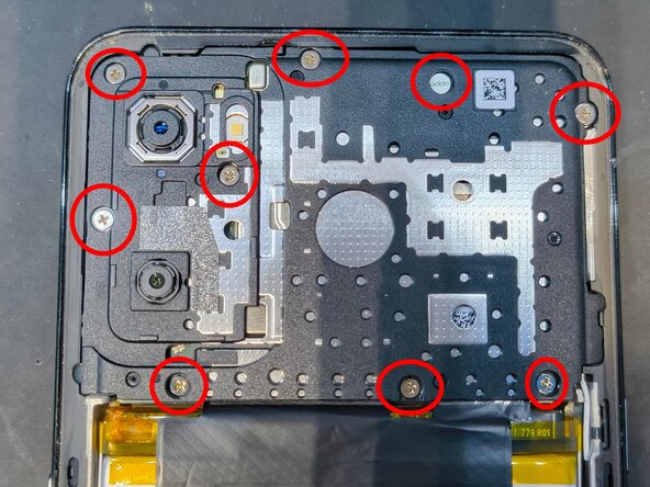 Oppo A55s Screen Replacement, Remove main board cover screws: crwdns2935265:02crwdnd2935265:01crwdnd2935265:01crwdne2935265:0