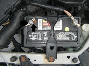 Honda civic battery deals bracket