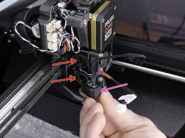 Prusa CORE One Nozzle Replacement, Removing the Hotend Assembly: crwdns2935265:07crwdnd2935265:02crwdnd2935265:03crwdne2935265:0