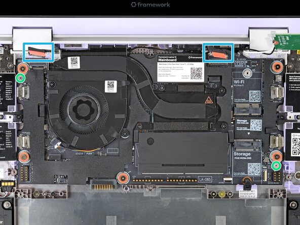 Framework Laptop 12 Mainboard Replacement, Install the Mainboard: 30 단계, 이미지 2개 중 2개