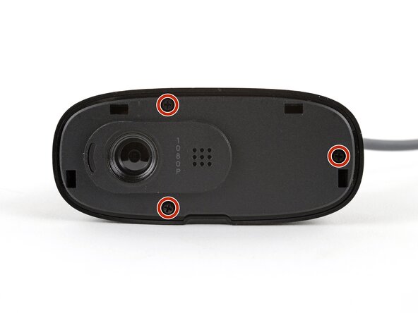 How to Open Your Logitech Brio 100 Webcam, Remove the inner housing screws: crwdns2935265:03crwdnd2935265:01crwdnd2935265:02crwdne2935265:0