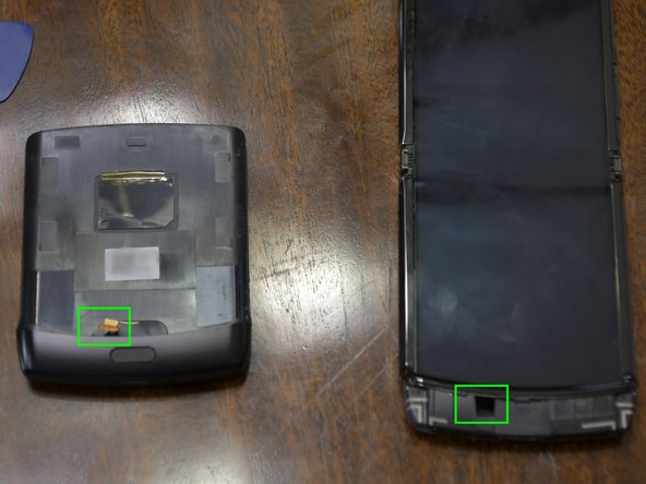 Motorola Razr 2019 Main Screen Replacement, Reattach Back Cover: step 17, image 2 of 2