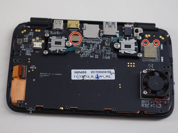 GPD WIN シリコンパッド Replacement, 基板上のコネクタを外す: stap 0, afbeelding 2 van 2