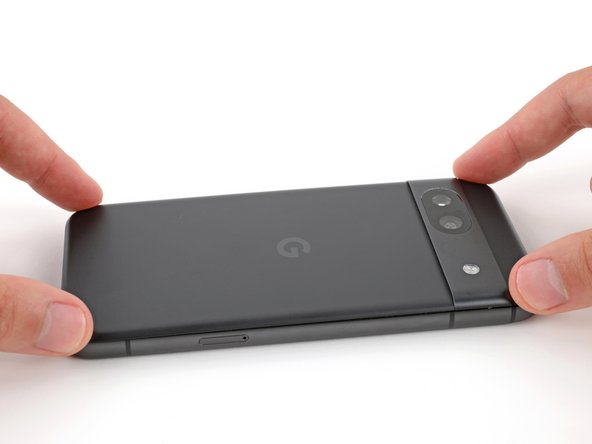 How to Apply Back Cover Adhesive in Your Google Pixel 8a, Secure the back cover: step 15, image 2 of 3