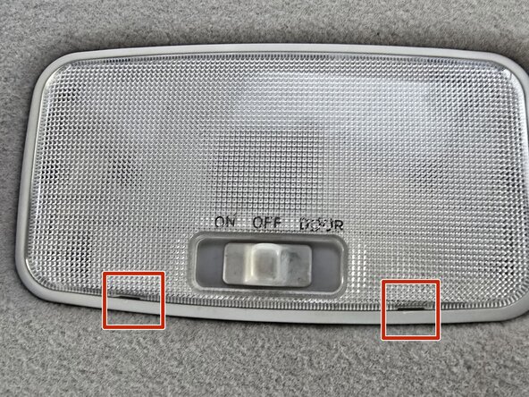 2006-2013 Toyota Corolla Cabin Lights Replacement: step 2, image 1 of 3