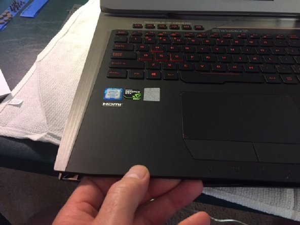 Asus ROG Laptop G752VL-DH71 RAM under keyboard Replacement, Keyboard removal: crwdns2935265:09crwdnd2935265:02crwdnd2935265:03crwdne2935265:0