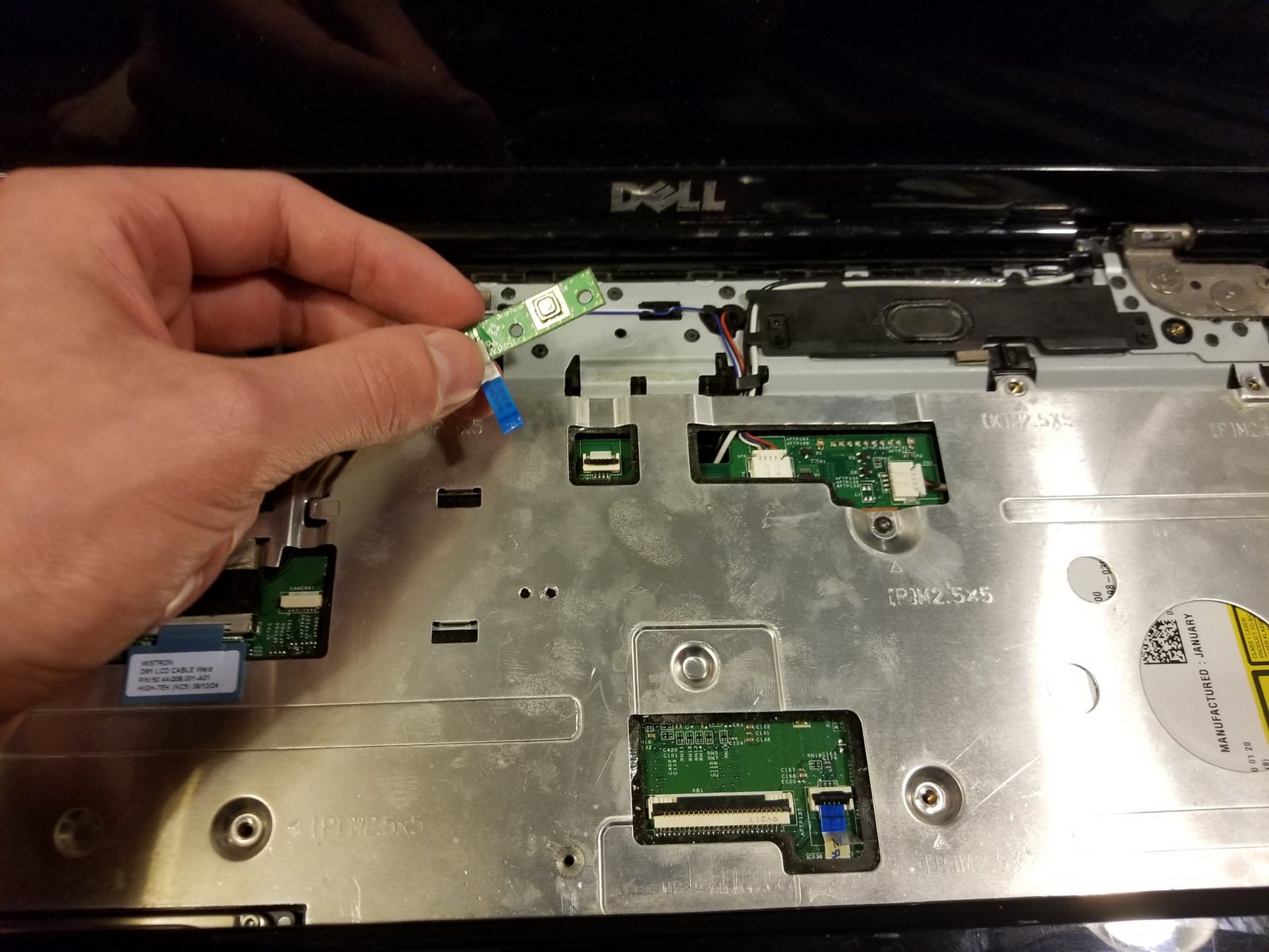 Dell Inspiron 1545 (PP41L) Power Button Board