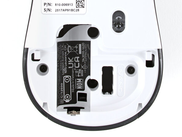 How to Open Your Logitech M310 Wireless Mouse, Remove the case screws: crwdns2935265:04crwdnd2935265:03crwdnd2935265:03crwdne2935265:0