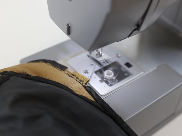 How to Repair a Loose Webbing Strap in a Backpack, Reenforce the seam: crwdns2935265:08crwdnd2935265:03crwdnd2935265:03crwdne2935265:0