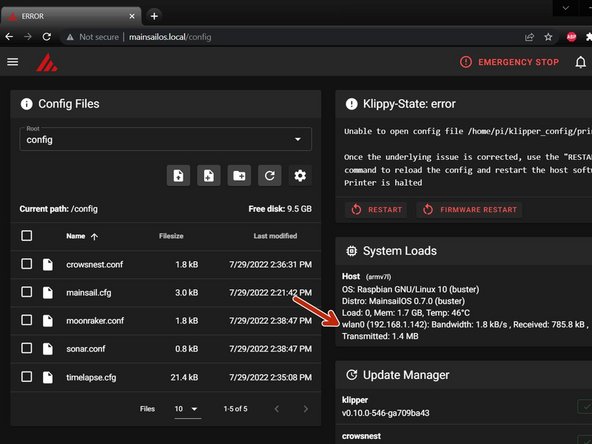 4. Installing Klipper on SKR3 EZ: crwdns2935265:03crwdnd2935265:02crwdnd2935265:02crwdne2935265:0