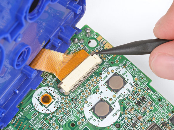 Nintendo Game Boy Advance SP Brightness Switch Replacement, Disconnect the screen cable: crwdns2935265:010crwdnd2935265:01crwdnd2935265:03crwdne2935265:0