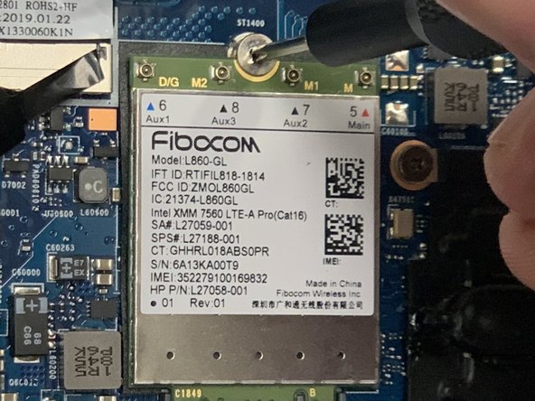 HP EliteBook x360 830 G6 Wi-Fi Card Replacement: crwdns2935265:07crwdnd2935265:02crwdnd2935265:02crwdne2935265:0