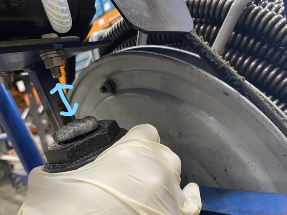 Electric Eel Drain Cleaner RK34IC100 Belt Adjustment, Arranging Bottle Jack: crwdns2935265:03crwdnd2935265:03crwdnd2935265:03crwdne2935265:0