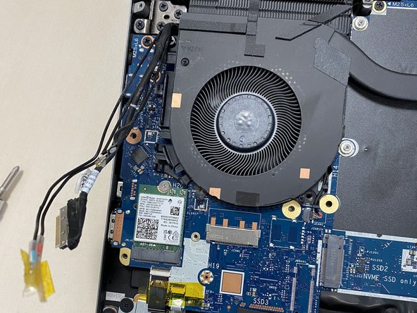 HP ZBook Fury 15 G8 Thermal Paste Replacement, Removing the cooling system.: crwdns2935265:03crwdnd2935265:02crwdnd2935265:02crwdne2935265:0