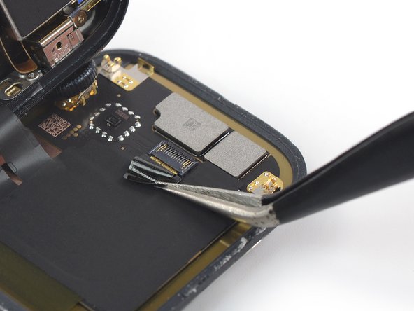 Apple Watch - Series 8 Screen Replacement, Expose the ZIF connectors: step 17, image 2 of 3