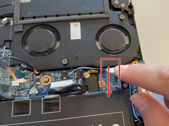 Display separation for V540TU, Heatsink 1: step 4, image 2 of 3