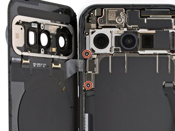 Google Pixel 10 Vibration Motor Replacement, Remove the bracket screws: 12 단계, 이미지 2개 중 1개