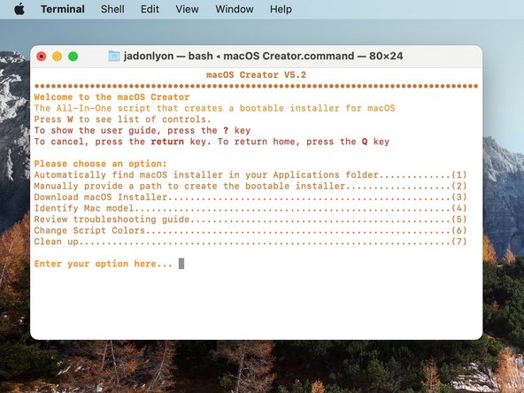 How to use the macOS Creator: 步骤 19 中的图像 2，3
