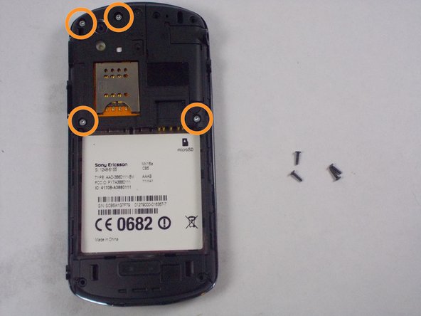 Sony Ericsson Xperia Pro MK16A Power Button Replacement, Remove Screws: crwdns2935265:03crwdnd2935265:02crwdnd2935265:03crwdne2935265:0