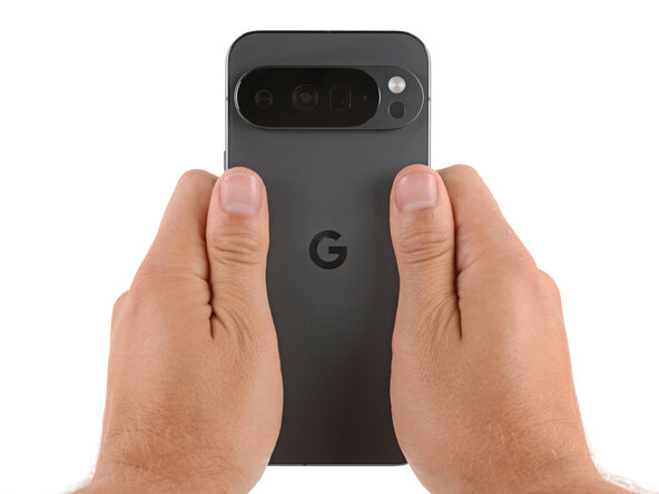 Google Pixel 10 Pro XL USB‑C Board Replacement, Install the back glass: 53 단계, 이미지 3개 중 3개