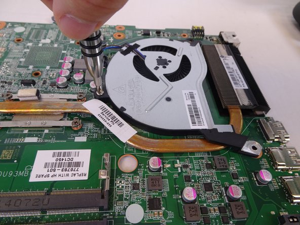 HP 15-f009wm Cooling System Replacement, Cooling System: crwdns2935265:024crwdnd2935265:03crwdnd2935265:03crwdne2935265:0