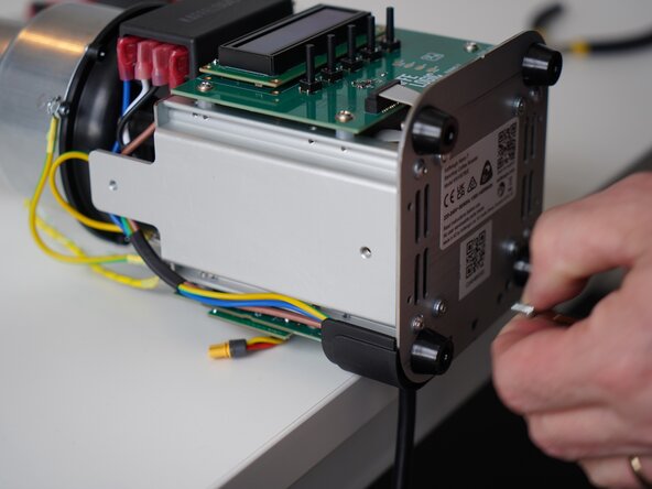 Private Kaffelogic Nano 7/LINK (D-P Serial) Mainboard Replacement, Remove the cable carrier: step 9, image 2 of 3