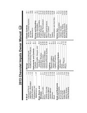 2013 Chevrolet Impala Owners Manual