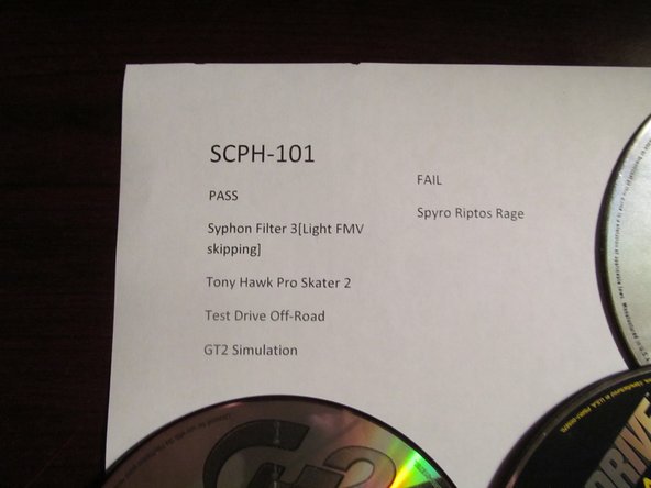 PlayStation SCPH-5501 Motor Speed Adjustment (KSM-440ADM/AEM+)