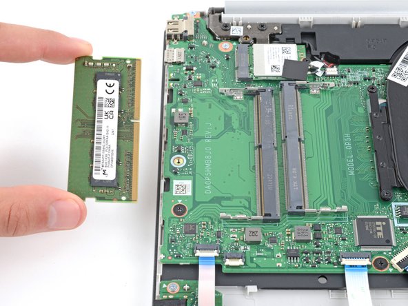 HP 15-dy RAM Replacement, Remove the RAM: crwdns2935265:017crwdnd2935265:02crwdnd2935265:02crwdne2935265:0