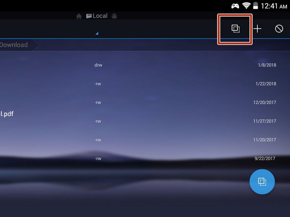 How to ROOT the GPD XD, Move update.zip to sdcard root.: step 3, image 3 of 3