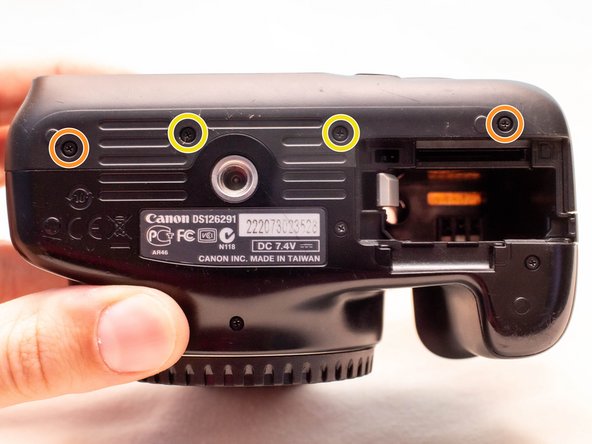 Canon EOS Rebel T3 Back Cover Replacement: stap 0, afbeelding 2 van 2