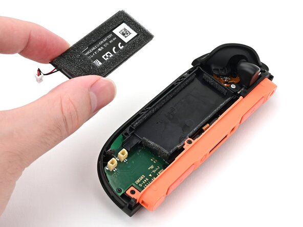 Joy-Con 2 (Right) Battery Replacement, Install the battery: crwdns2935265:017crwdnd2935265:01crwdnd2935265:03crwdne2935265:0