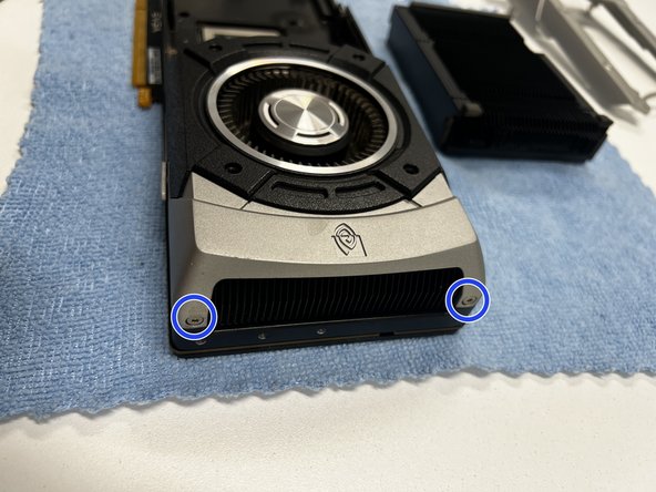NVIDIA GTX 980 Founder's Edition Teardown, Removing the fan cover: crwdns2935265:06crwdnd2935265:02crwdnd2935265:03crwdne2935265:0