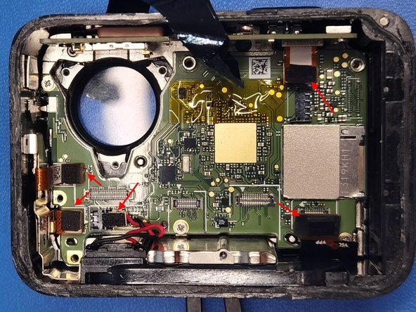GoPro Hero 9 and 10 Black Disassembly, Motherboard removal - part 1 (cables): crwdns2935265:08crwdnd2935265:02crwdnd2935265:02crwdne2935265:0