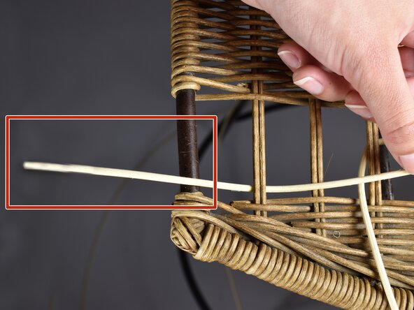 How To Fix A Wicker Chair Seat: step 4, image 3 of 3